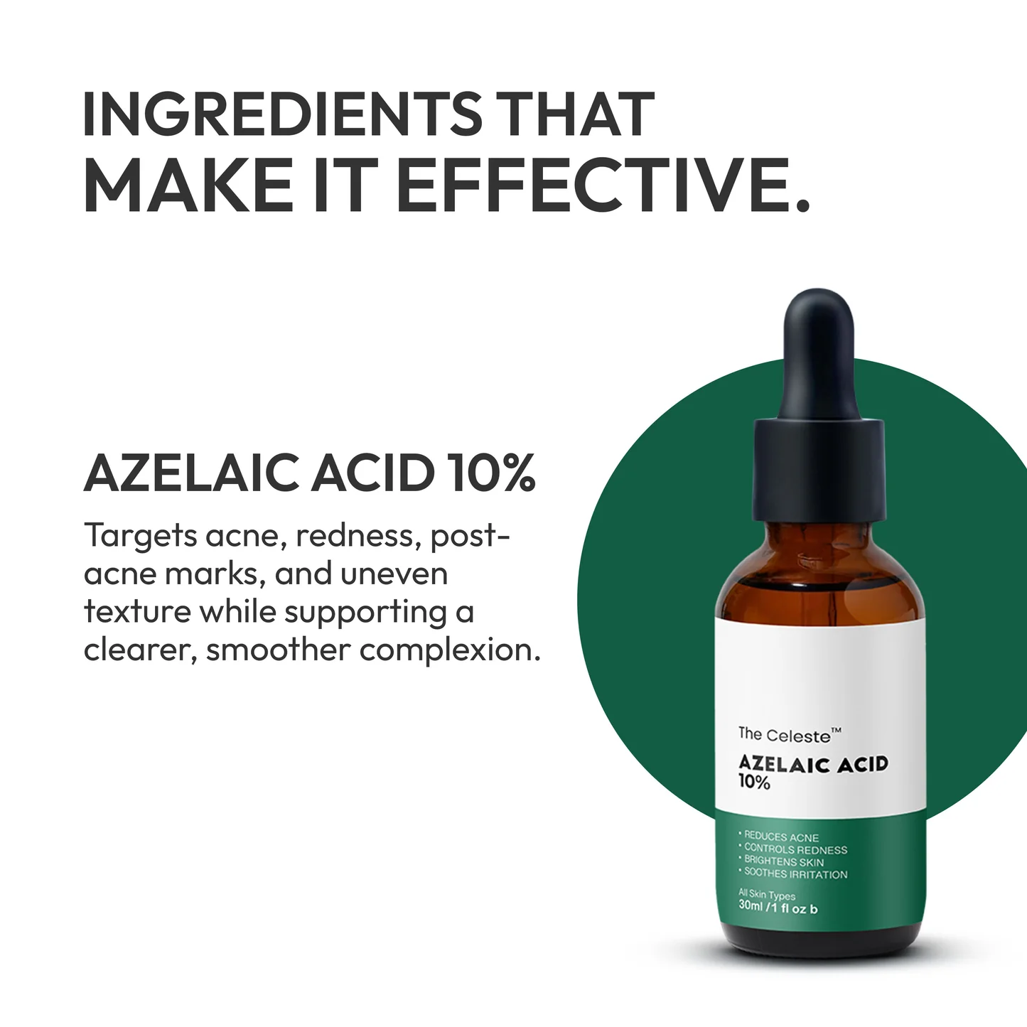 The Celeste 10% Azelaic Acid Serum 30ml - Buy Online in Bangladesh | ePharma