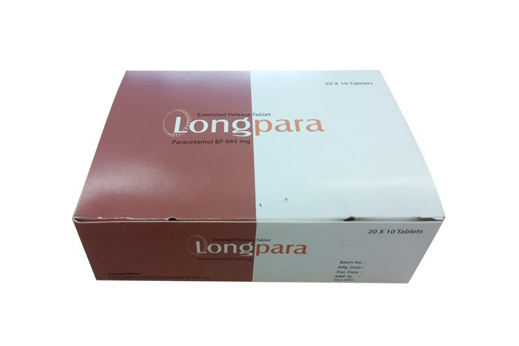 Longpara 665mg Tablet 1 Strip - Buy Online in Bangladesh | ePharma