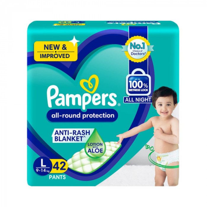 Pampers All Round Protection Pants-L (9-14kg)