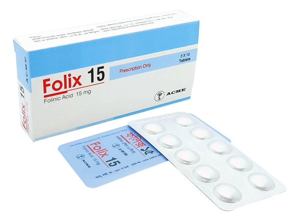 Folix 15mg Tablet 1 Strip
