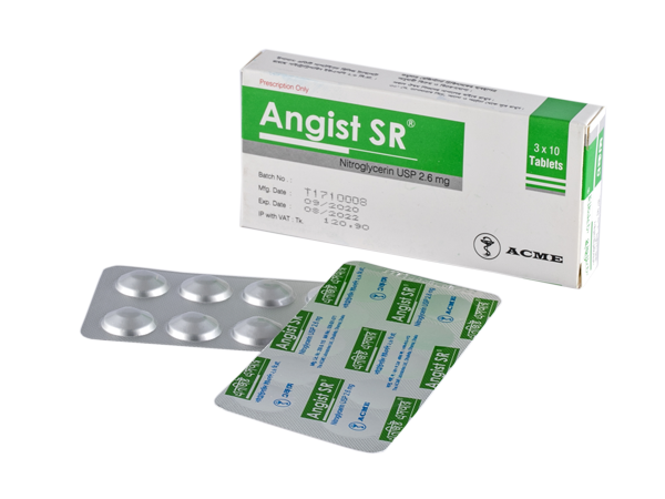 Angist SR 2.6mg Tablet 1 Strip - Buy Online in Bangladesh | ePharma