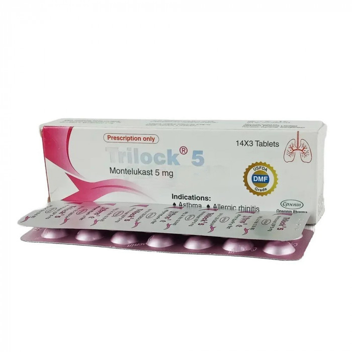 Trilock 5mg Tablet 14pcs