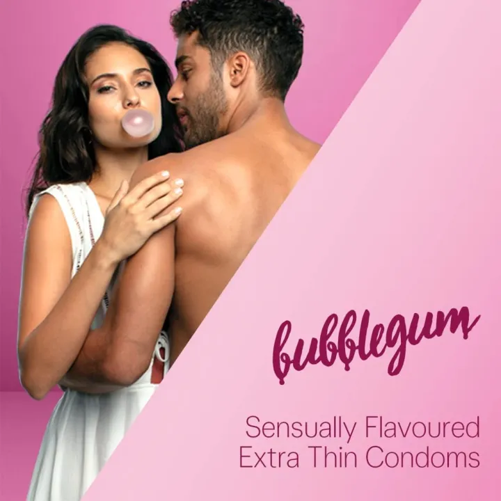 Durex Extra Thin Bubblegum Flavoured Condom 3's Pack - Buy Online in Bangladesh | ePharma