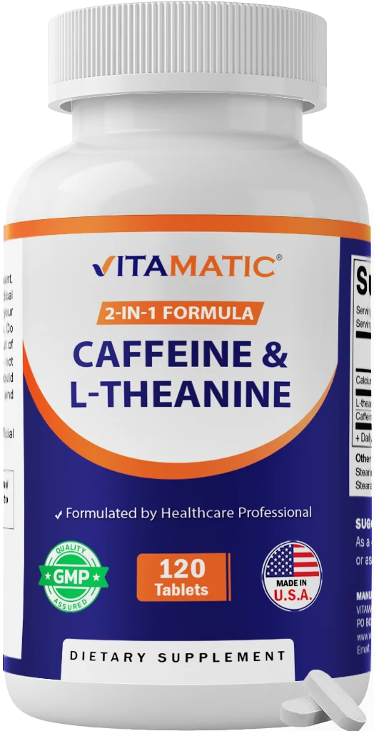 Vitamatic L-Theanine 200mg+Caffeine 100mg, 120 Tablets - Buy Online in Bangladesh | ePharma