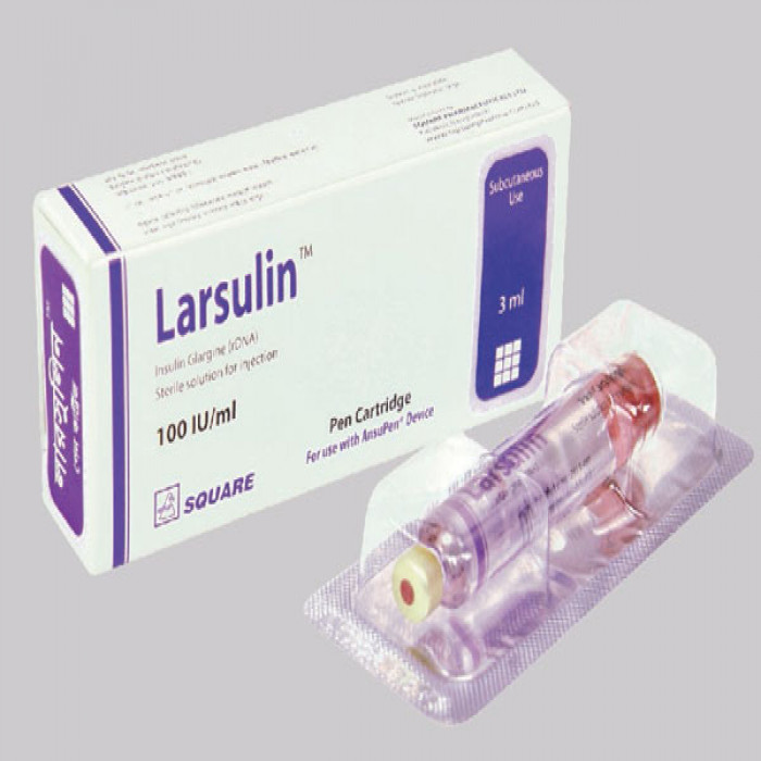 Larsulin SC Injection 100IU/ml-Pen Cartridge 3ml