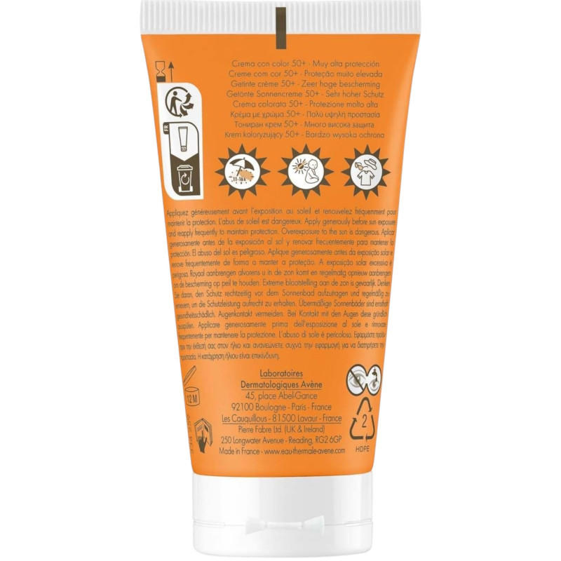 AVENE Sun Care - SPF 50+ Tinted cream - Buy Online in Bangladesh | ePharma