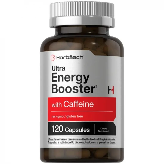 Horbaach Ultra Energy Booster With Caffeine 120 Capsules