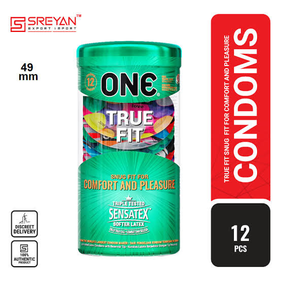 One TRUE FIT Snug Fit for Comfort and Pleasure 49mm Condom 12pcs - Buy Online in Bangladesh | ePharma