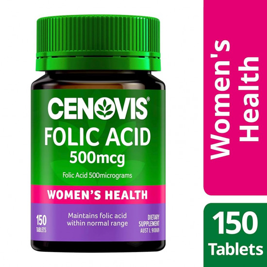 Cenovis Folic Acid 500mcg | 150 Tablets