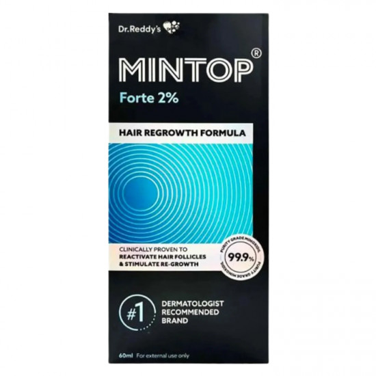 Mintop Forte 2% Minoxidil Solution | Hair Rerowth Formula