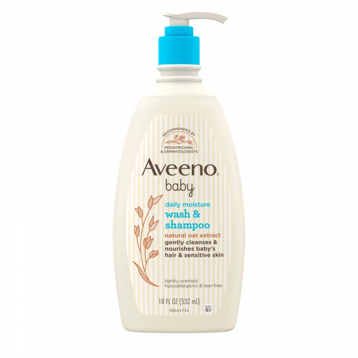 Aveeno Baby Daily Moisture Wash & Shampoo 532ml