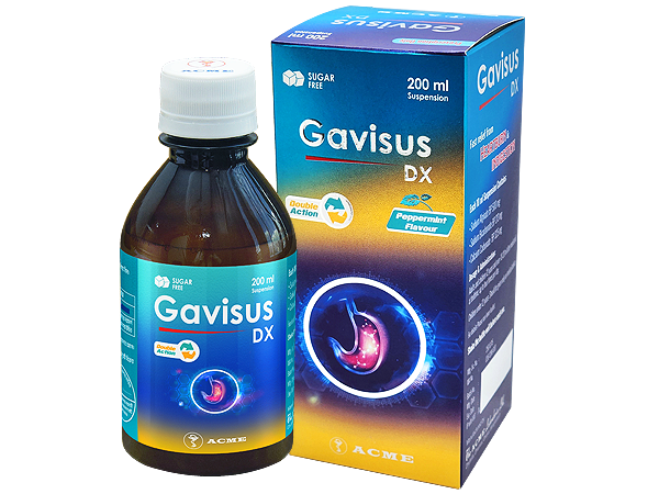 Gavisus DX (500 mg+213 mg+325 mg)/10ml Oral Suspension