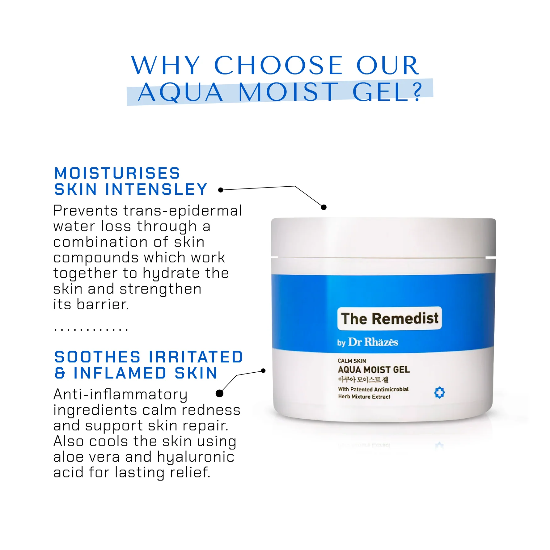 The Remedist by Dr Rhazes Aqua Moist Gel 125gm - Buy Online in Bangladesh | ePharma