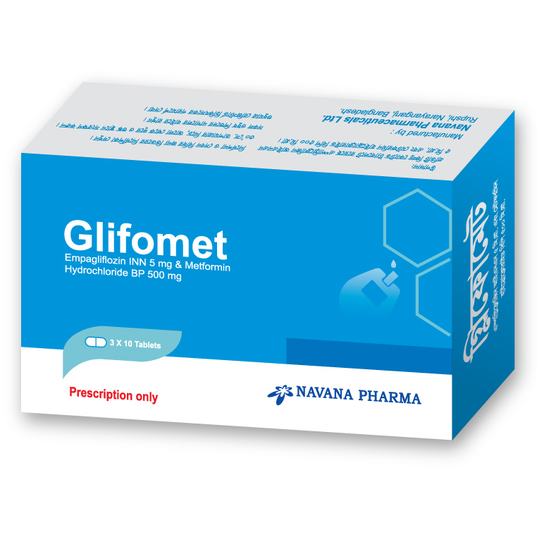 Glifomet 5mg+500mg Tablet