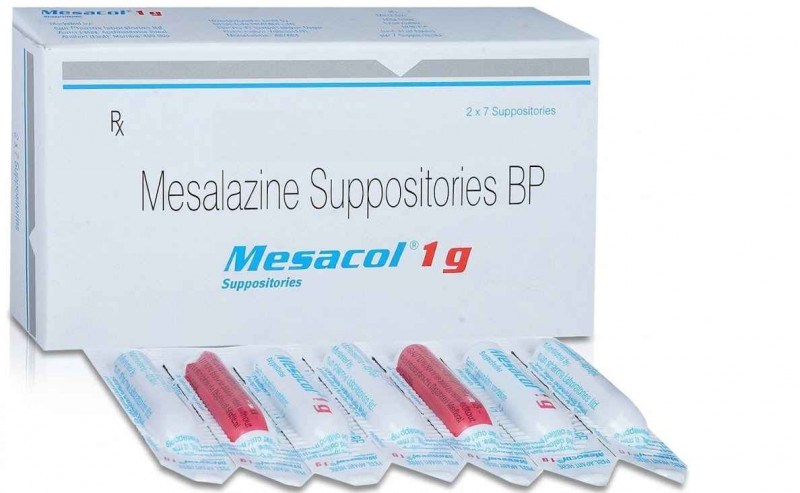 Mesacol 1000mg Suppository 7pcs - Buy Online in Bangladesh | ePharma