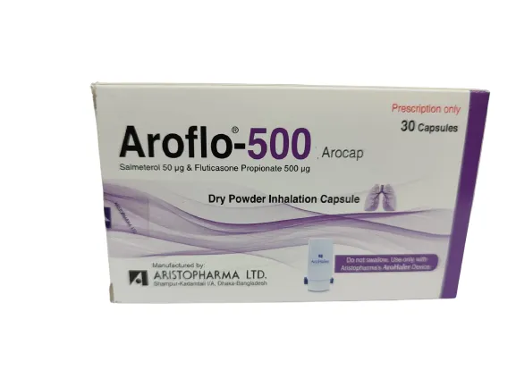 Aroflo 50mcg+500mcg Arocap 1 Strip