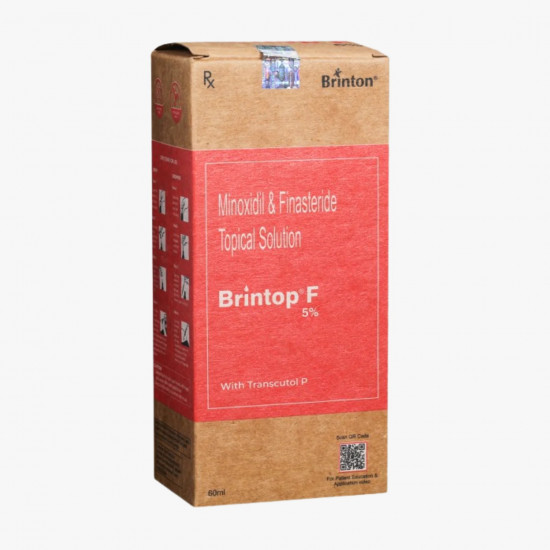 Brintop F 5% Minoxidil & Finasteride Topical Solution with Transcutol | 100ml