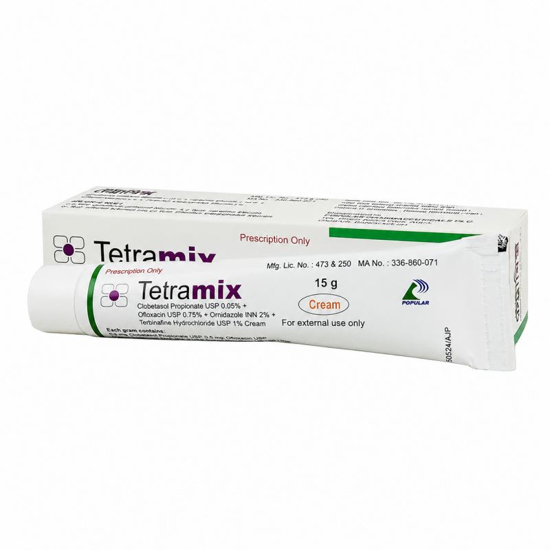 Tetramix 0.05%+0.75%+2%+1% Cream 15g