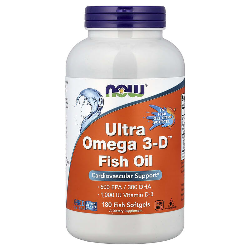 Now Foods Ultra Omega 3-D Fish Oil, 180 Softgels - Buy Online in Bangladesh | ePharma