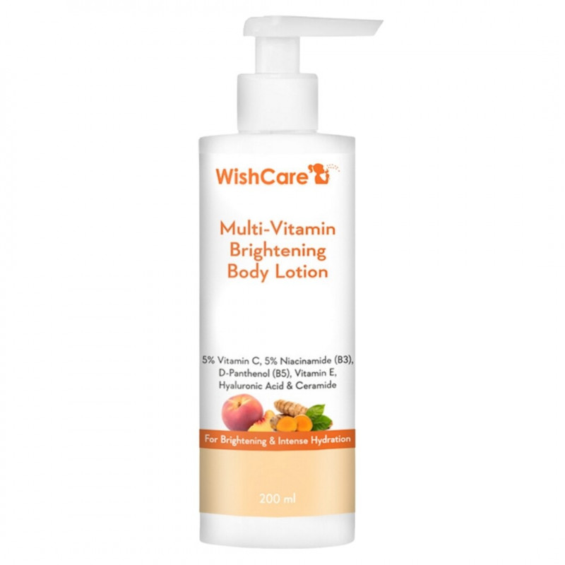 WishCare MultiVitamin Brightening Body Lotion with 5% Vitamin C & 5% Niacinamide 200ml - Buy Online in Bangladesh | ePharma