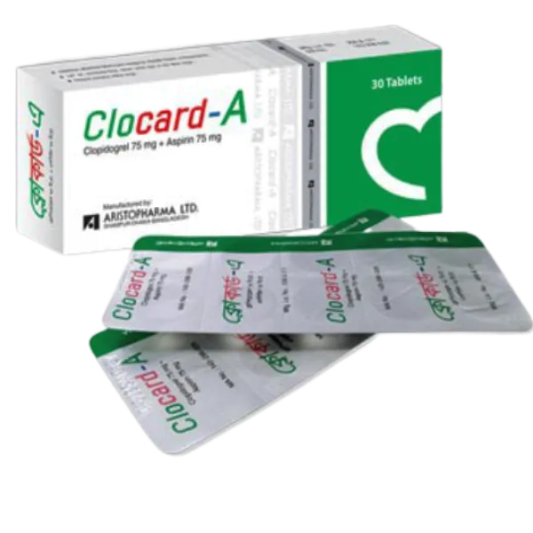 Clocard A 75mg+75mg Tablet - Buy Online in Bangladesh | ePharma