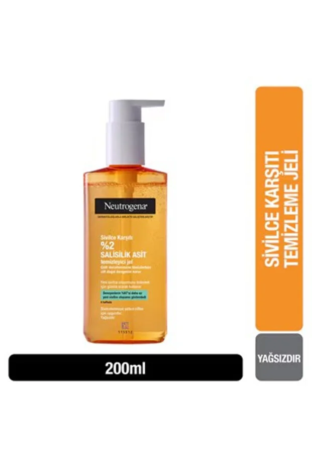 Neutrogena %2 Salisilik Asit Temizleyici Jel
