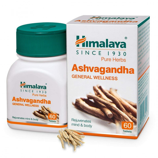 Himalaya Ashwagandha | General Wellness | 60 Tablets