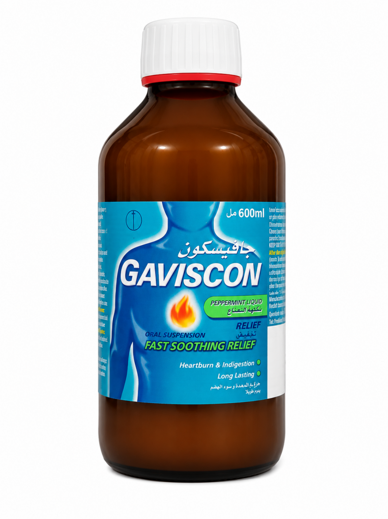 Gaviscon Peppermint Liquid 600ml - Buy Online in Bangladesh | ePharma