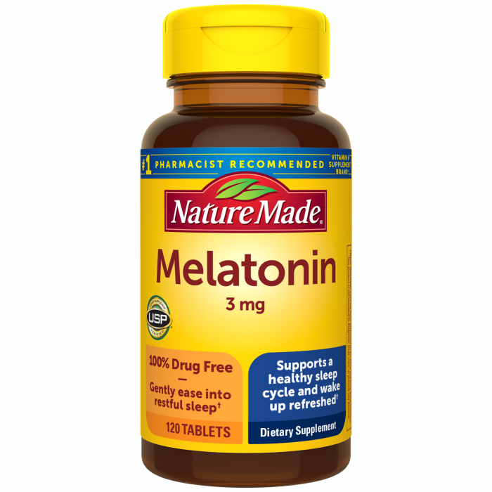 Nature Made Melatonin 3 mg, 120 Tablets | USA