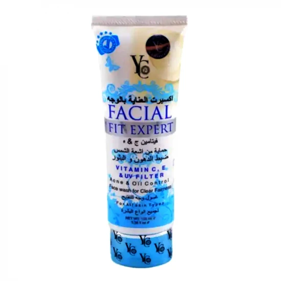 YC Facial Fit Expert Acne & Oil Control Face Wash (Blue)