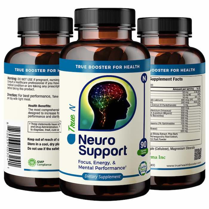 Neuro Support - Increase Focus, Energy, & Mental Performance, Made in USA