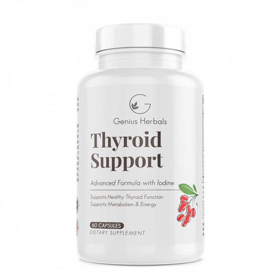 Genius Herbals Thyroid Support | 60 Capsules