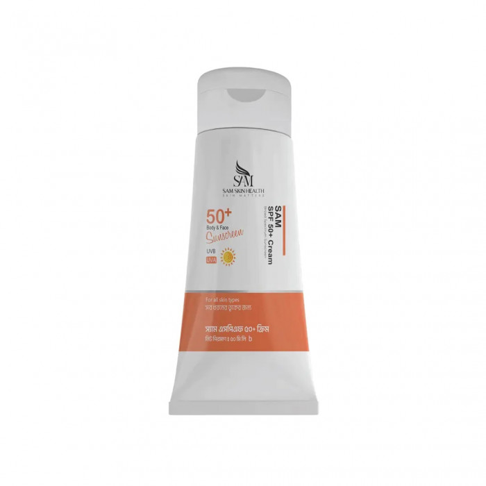 SAM SPF 50+ Sunscreen Cream 50ml