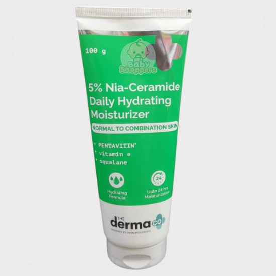 The Derma Co 5% Nia-Ceramide Daily Hydrating Moisturizer For Normal To Combination Skin | 100g