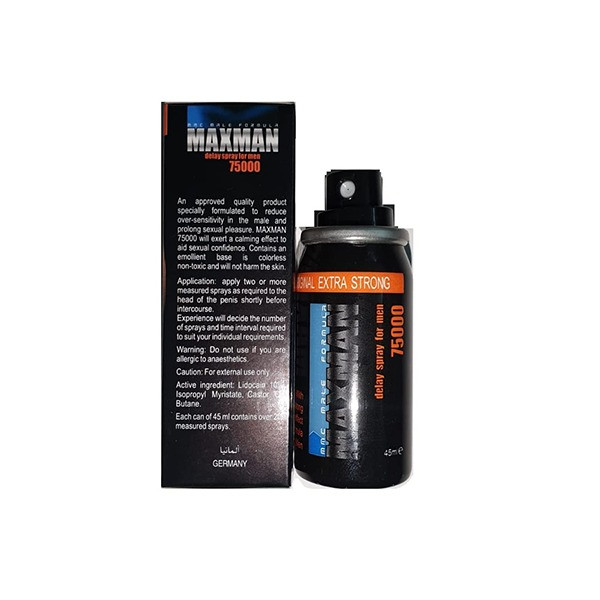 Maxman Strong Men 75000 Long Time Spray - Buy Online in Bangladesh | ePharma