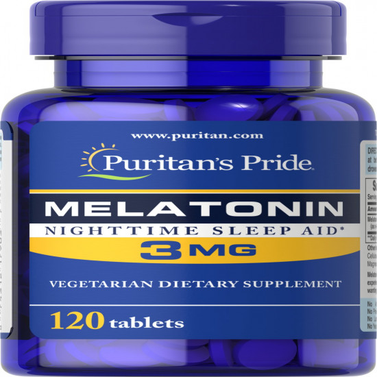Puritan's Pride Melatonin 3mg, 120 Tablets