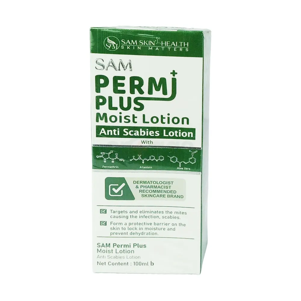 Sam Permi Plus Anti Scabies Moist Lotion 100ml - Buy Online in Bangladesh | ePharma