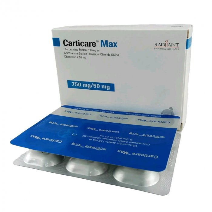 Carticare Max 750mg+50mg Tablet
