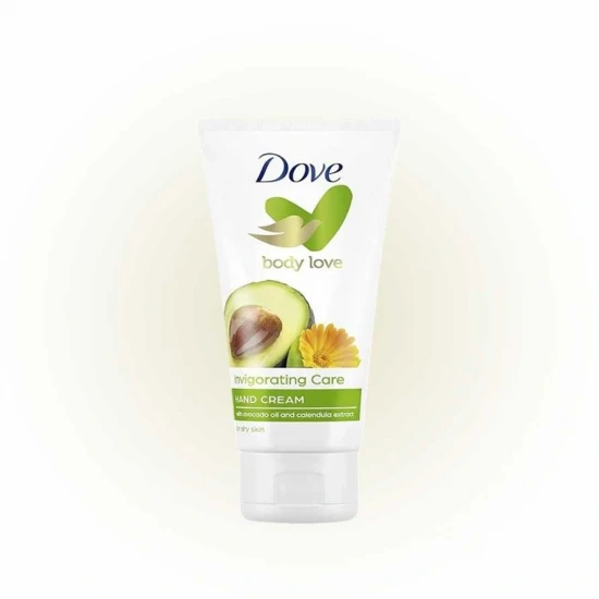 Dove Body Love Invigorating Hand Cream With Avocado Oil & Calendula Extract, 75ml