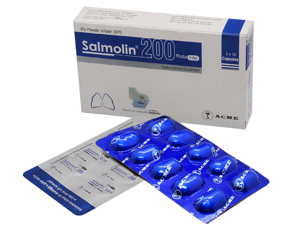Salmolin 200mcg Rotacap 1 Strip - Buy Online in Bangladesh | ePharma