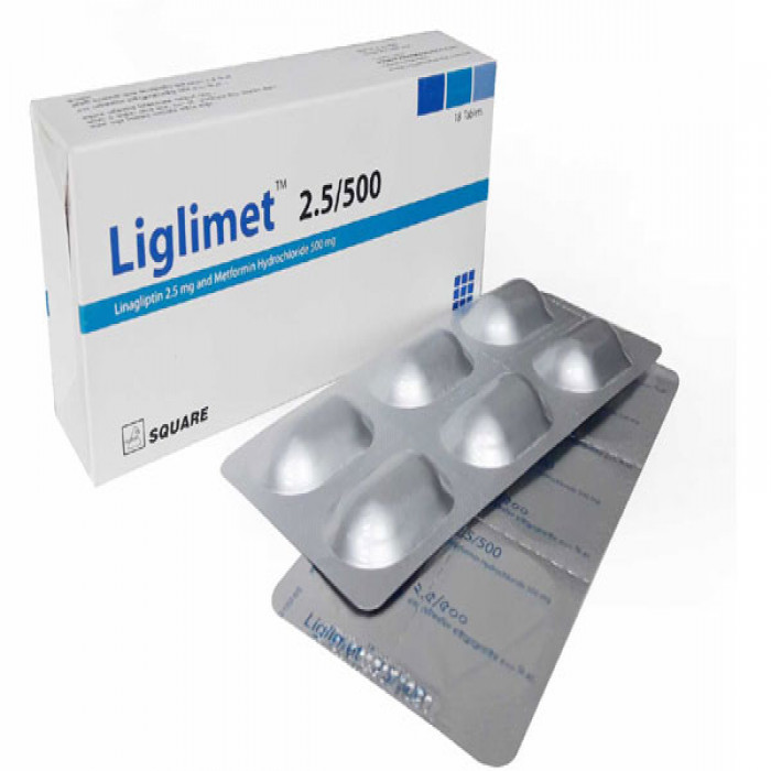 Liglimet 2.5 mg+500mg 6pcs
