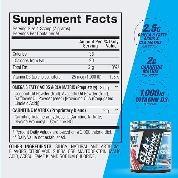 BPI CLA+Carnitine, Fruit Punch, 50 Serving - Buy Online in Bangladesh | ePharma