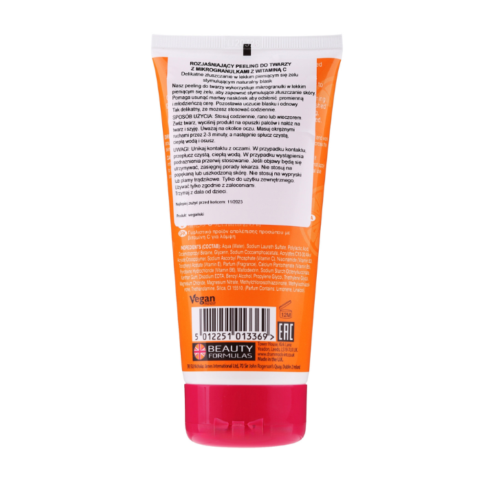 Beauty Formulas Brightening Vitamin C Micro Polishing Facial Scrub 150ml - Buy Online in Bangladesh | ePharma