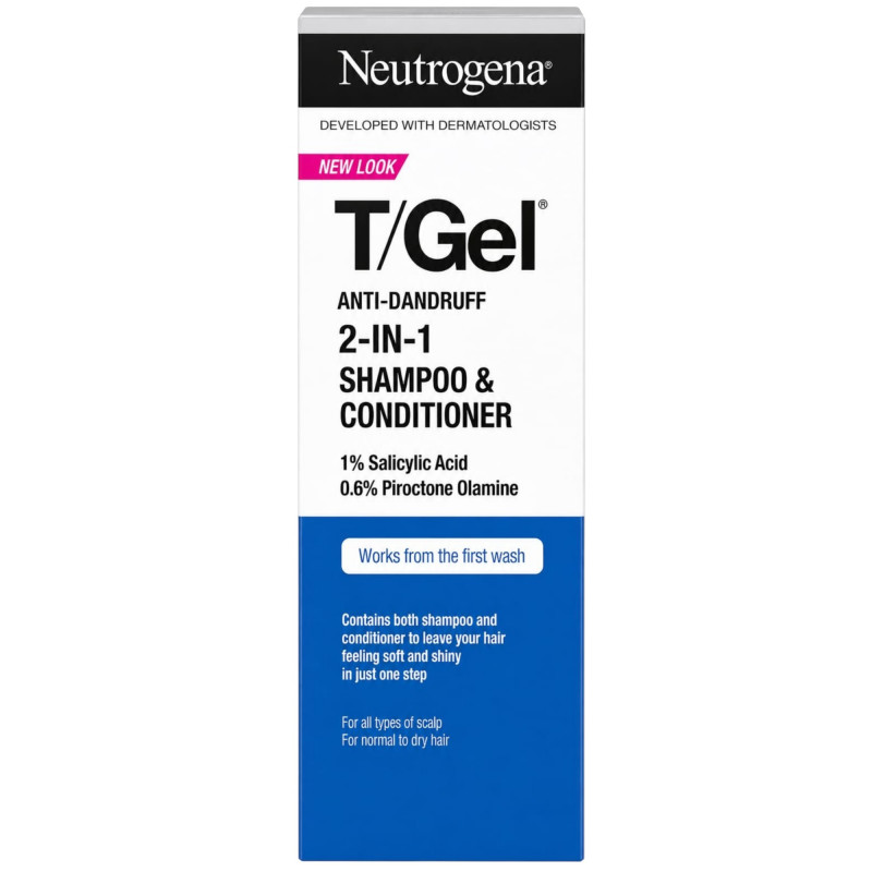 Neutrogena T/Gel 2in1 Anti Dandruff Shampoo - 250ml