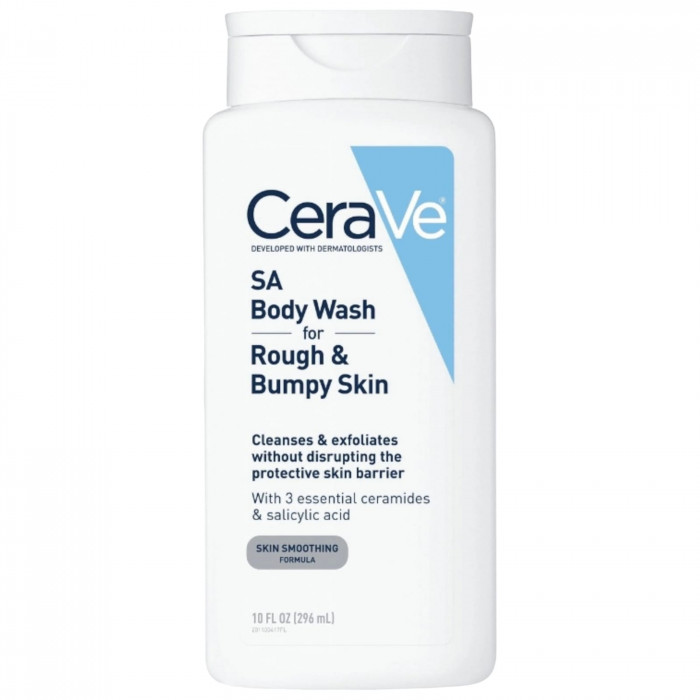 Cerave SA Body Wash for Rough & Bumpy Skin, 296ml