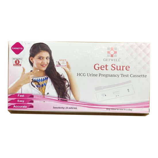 Get Sure HCG Urine Pregnancy Test Cassette
