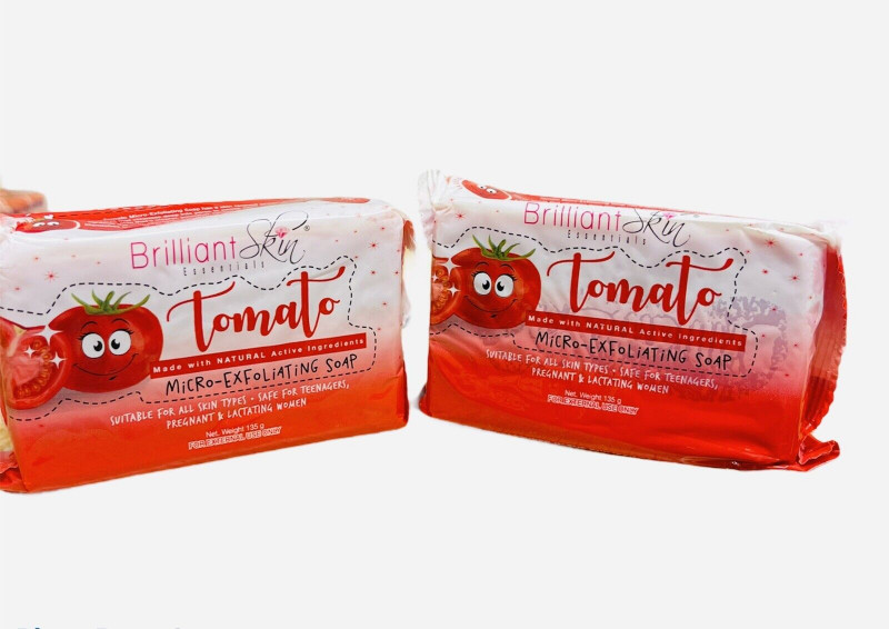 Brilliant Skin Tomato Micro Exfoliating Soap For All Skin 135g - Buy Online in Bangladesh | ePharma
