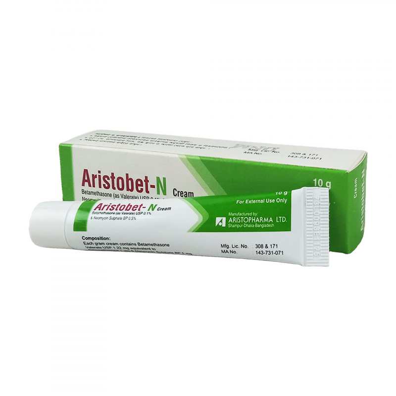 Aristobet N 0.1%+0.5% Cream 10g Tube - Buy Online in Bangladesh | ePharma