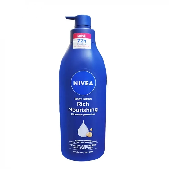 Nivea Rich Nourishing Body Lotion 72h, Dry to Very Dry Skin, 400ml