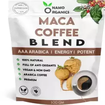 Namo organics Maca Energy Coffee Root Powder For Men & Women (100 g) India, Exp Date- Aug/2024
